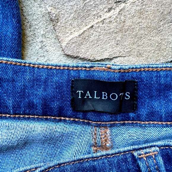 Talbots, Straight Leg, Blue, Jeans, Size 8 - Picture 3 of 4
